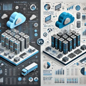 Cloud Hosting vs. Dedicated Hosting for High-Traffic Websites in 2024